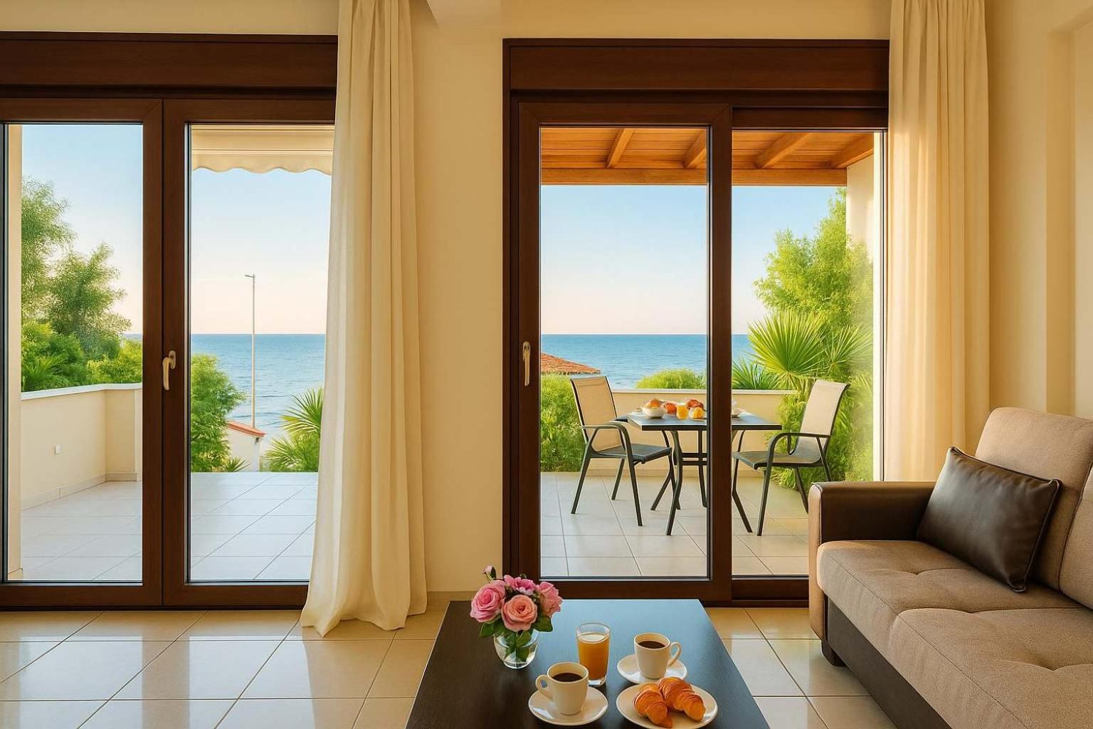 Villa Armonia - Beachfront Majestic Retreat Petalidi Exterior photo